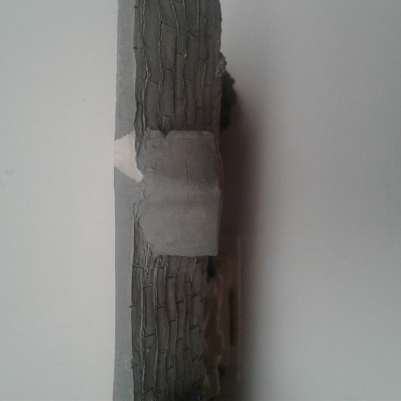 Brian Baker Deja Vu Collection 1510 Colonial House Blue Wall Decor Plaque - Picture 7 of 13